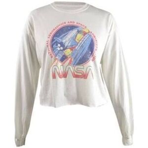 TRUE VINTAGE Nasa  Printed Long Sleeve Tee